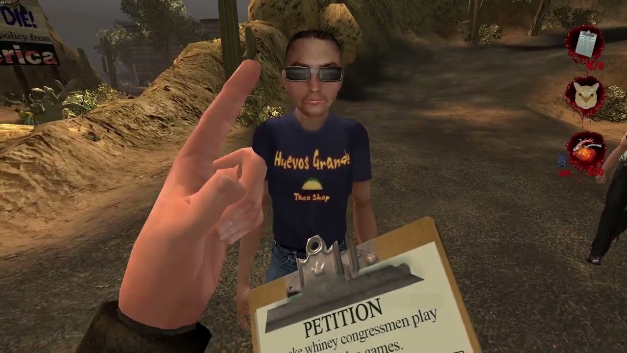 Hi, There. Would You Like to Sign My Petition? | Let's Play Postal 2 PART 3