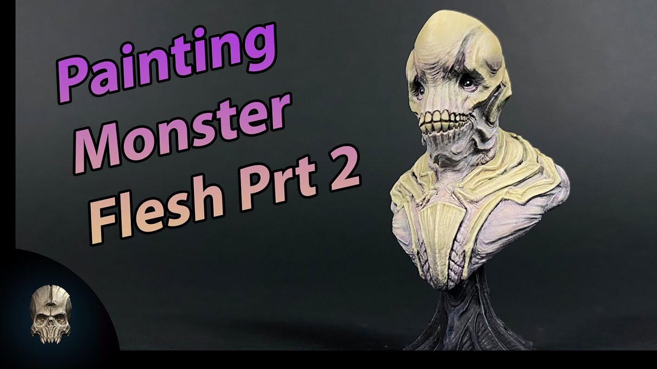 How to Paint: Monster Flesh on Miniatures Part 2