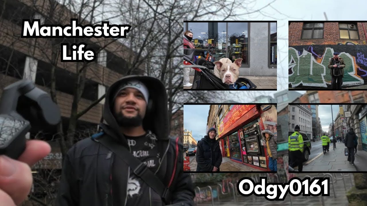 Walking with odgy0161 #manchester #streetwalk #greatermanchester 