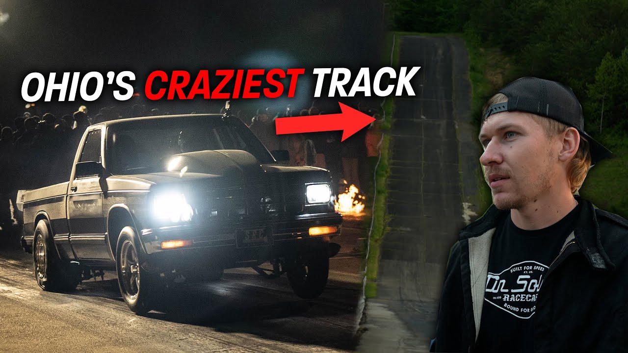 Small Tire No Prep at the Craziest Dragstrip in Ohio - Midnight Madness