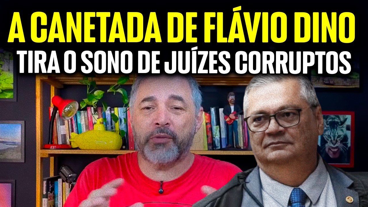 FLÁVIO DINO CANCELA APOSENTADORIA DE JUÍZES C0RRUPT0S E AGORA VÃO PRO OLHO DA RUA SEM RECEBER NADA!