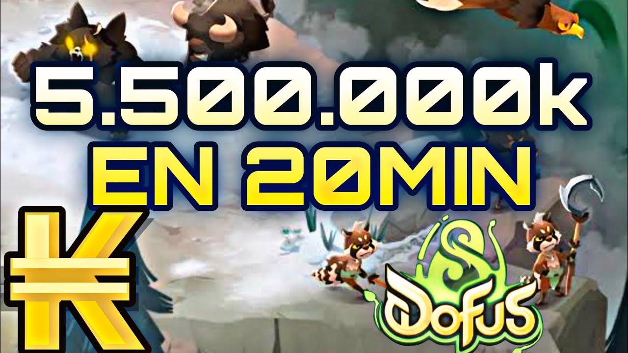 DOFUS 3 ASTUCE KAMAS ZONE FARM CHEAT