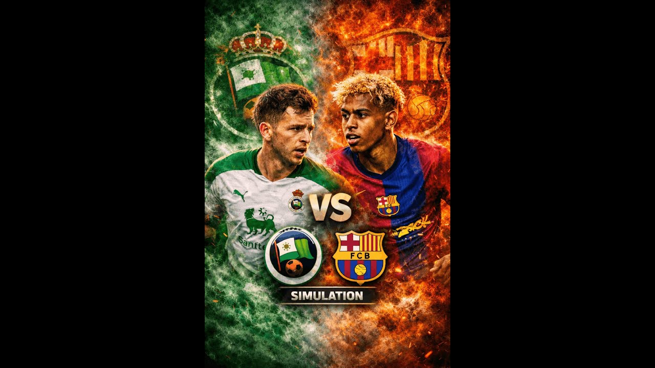 Racing Santander vs Barcelona | FC26 Simulation LIVE