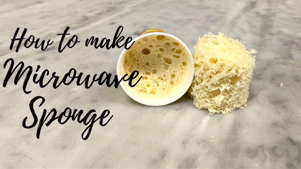 How to make MICROWAVE SPONGE| RECIPE#24