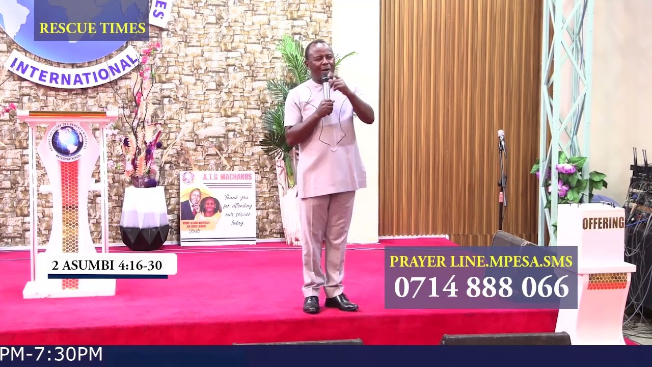Kikamba service by Bishop Lazarus Musyoka 