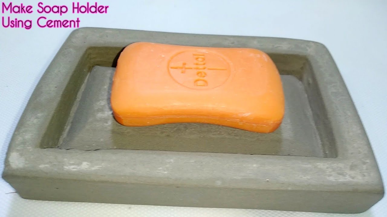 Make Soap Holder Using Cement | How to Make Soap Holder | Cement Crafts