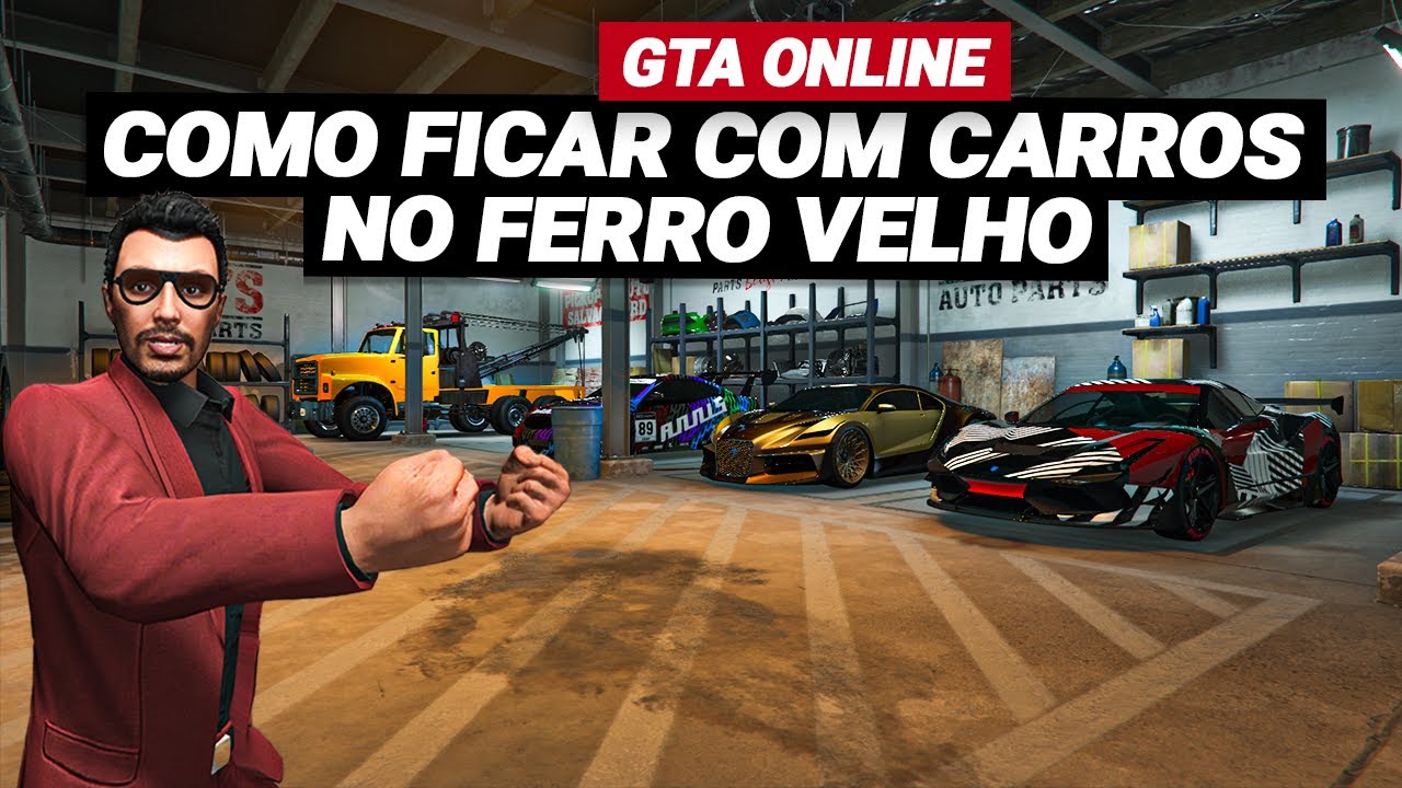 COMO FICAR COM O CARRO NO ESQUEMA DO FERRO VELHO NO GTA 5 ONLINE