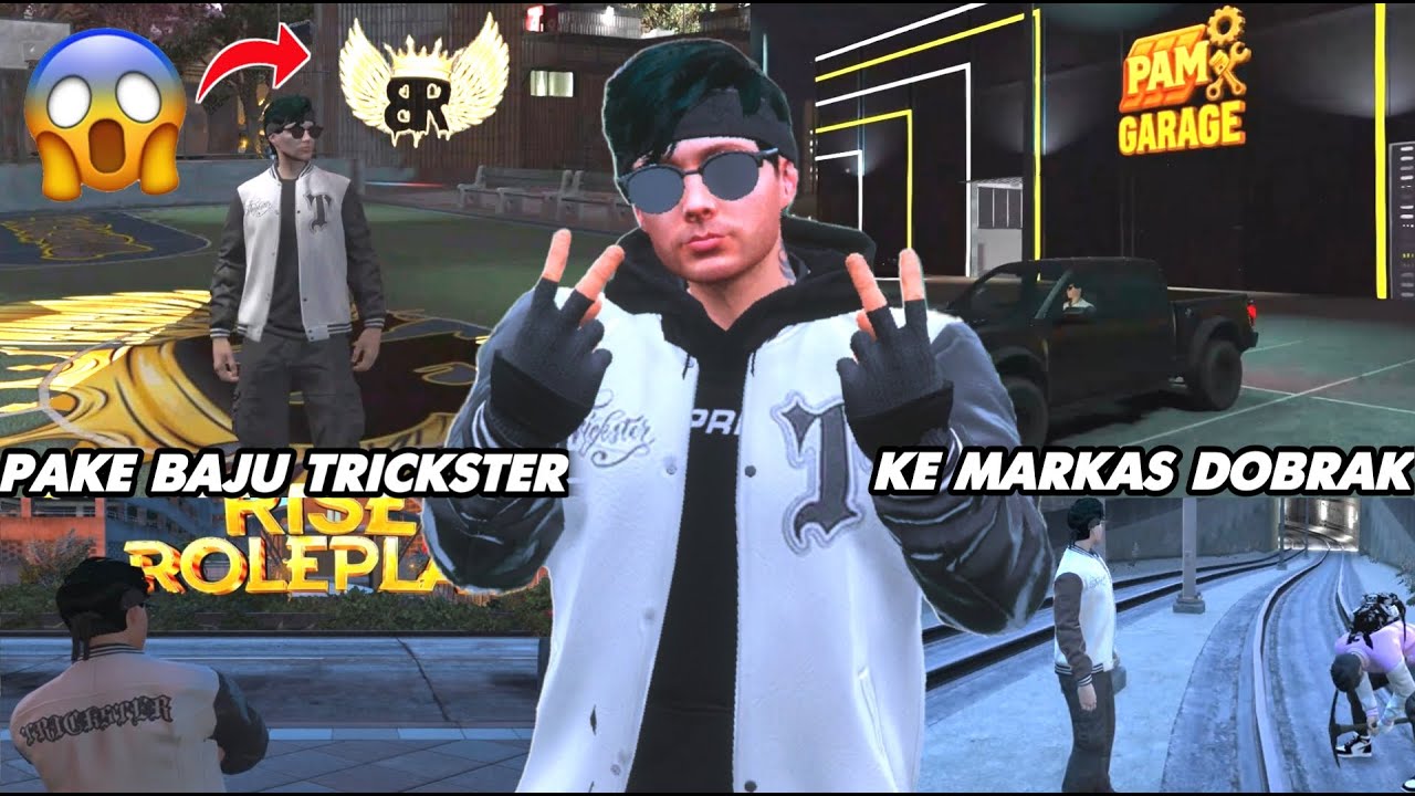 AKSI GILA ISCO PAKE BAJU TRICKSTER KE MARKAS DOBRAK WKWK !! - GTA 5 ROLEPLAY