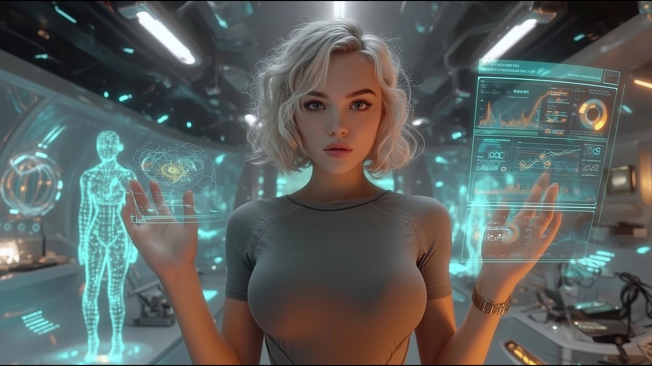 FUTURISTIC CITYSCAPE JOURNEY (4K) | Flying Cars, Neon Megacity & Space Ambience