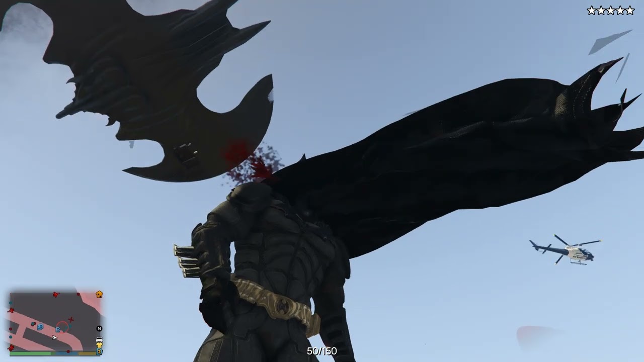 Batman Mod  PC Gameplay (Julionibs) - GTA 5