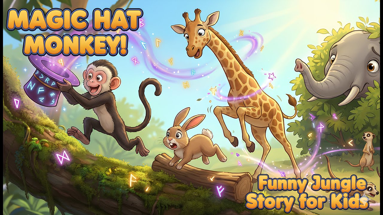 Jadui Topi Wala Bandar 🐒✨ | Funny Magic Hat Story for Kids | KiddyBoo Cartoon