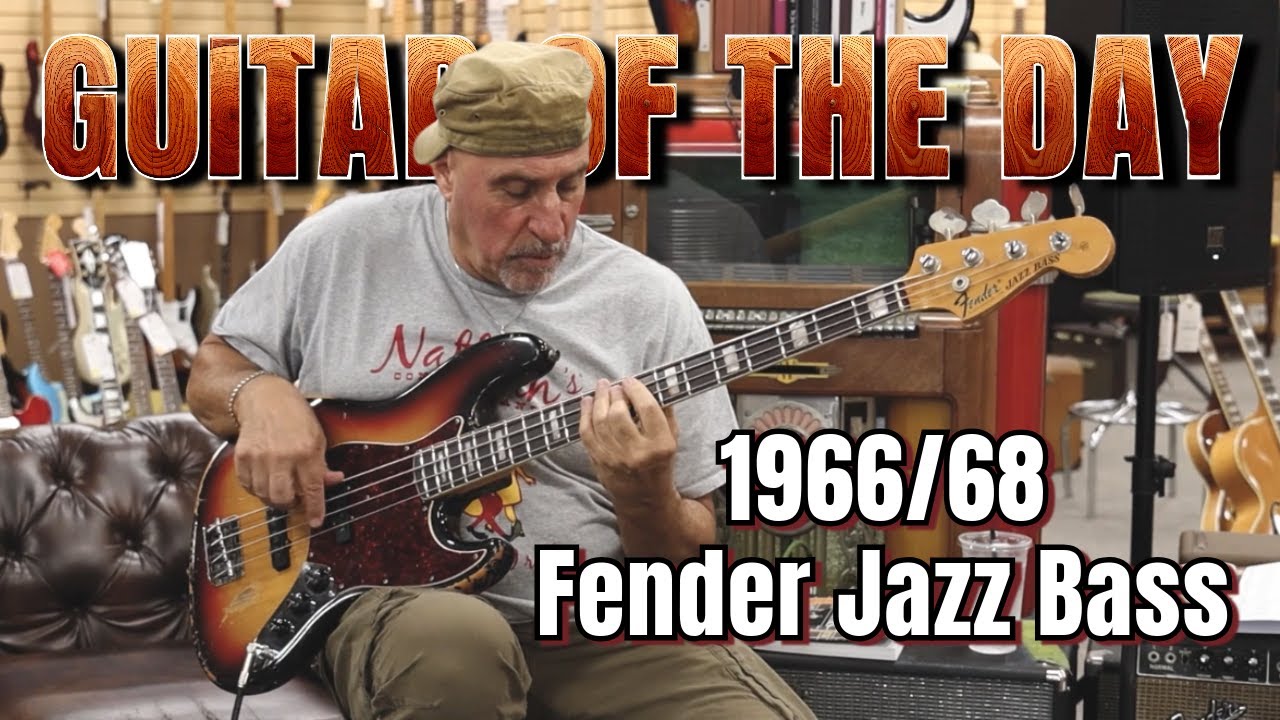 1966/68 Fender Jazz Bass Sunburst | Гитара дня