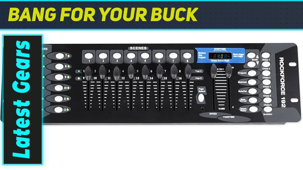 Rockville ROCKFORCE 192: Essential DMX Control for Lights & Fog