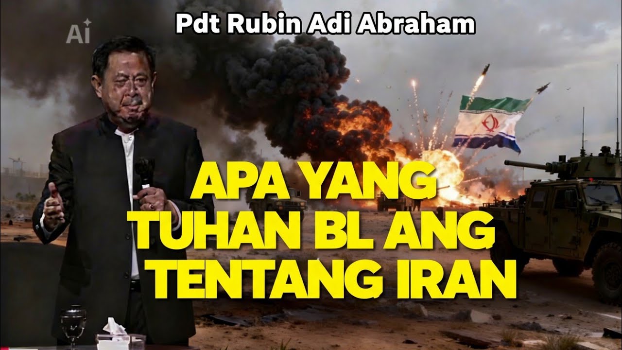 APA YANG TUHAN BILANG TENTANG IRAN, Pdt Dr Rubin Adi Abraham, #akhirzaman, #khotbahkristen, #iran 