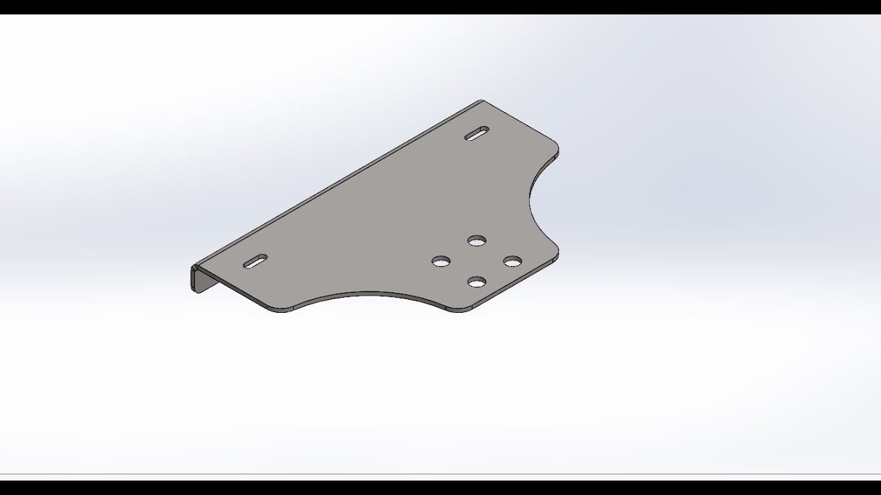 SolidWorks  | Sac Levha(SHEET METAL) Uygulamaları | 38