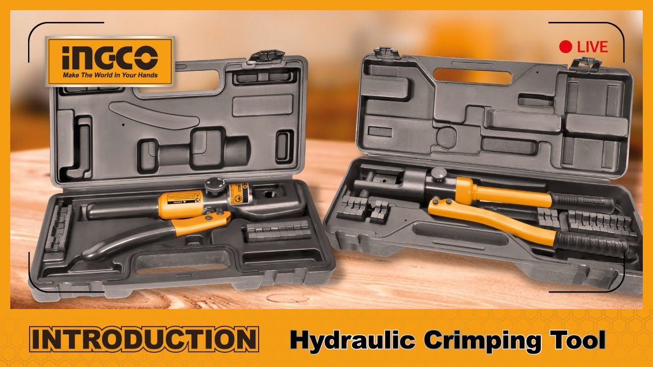 INGCO Hydraulic crimping tool HHCT01240, HHCT0170