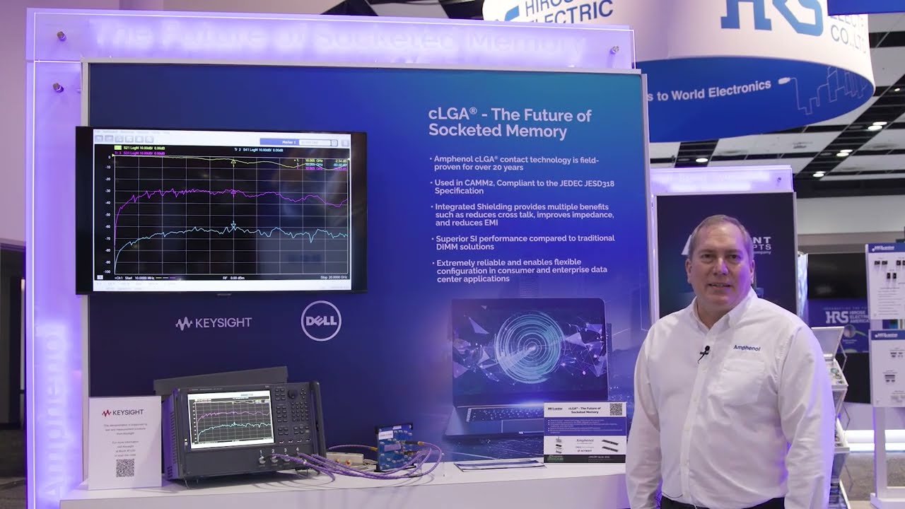 Product Demo | cLGA&reg; - The Future of Socketed Memory | DesignCon 2025