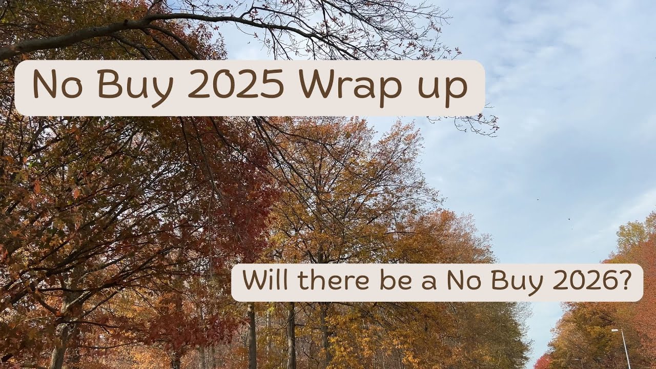 No Buy 2025 Wrap Up!  #budgeting #frugalliving #lessismore