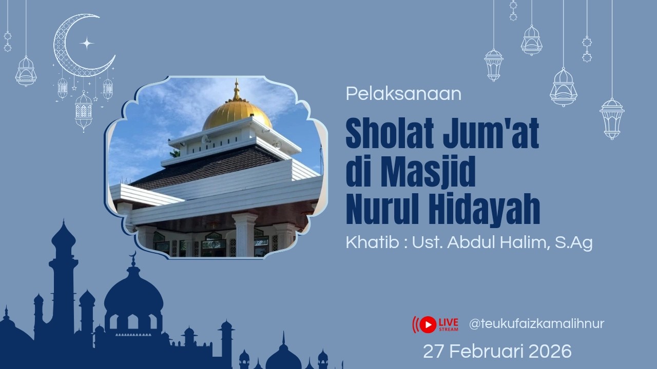 Pelaksanaan Sholat Jum'at di Masjid Nurul Hidayah #video #youtube #viral