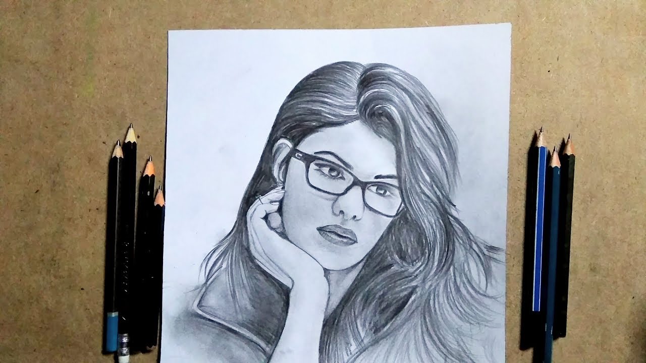 Drawing race 3 cutest jacqueline fernandez step by step || tips pencil sketch