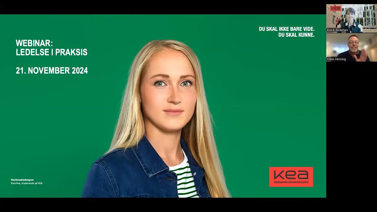 Webinar: Ledelse i praksis