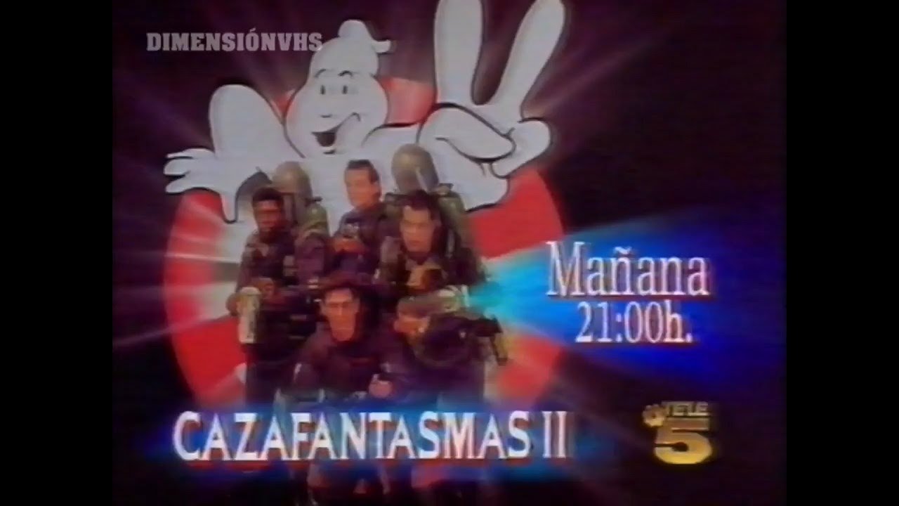 Bloque de publicidad y promos Tele5 (Navidades 1992) Cazafantasmas 2 y la Megadrive