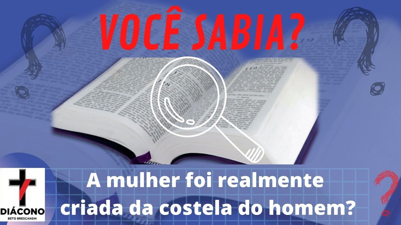 A mulher foi tirada da costela de Adão?