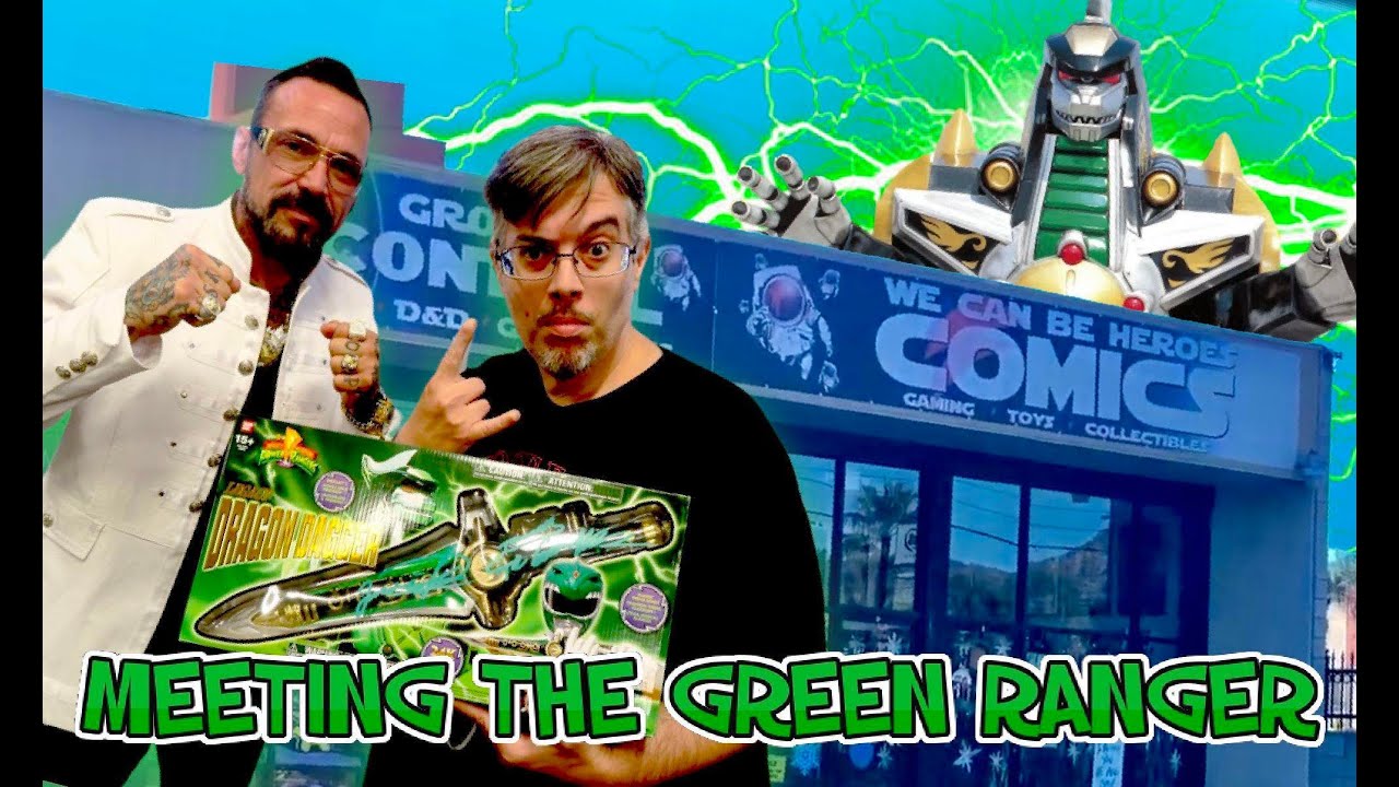 Meeting Jason David Frank The Green/ White Ranger from Mighty Morphin Power Rangers 2022 !!!!