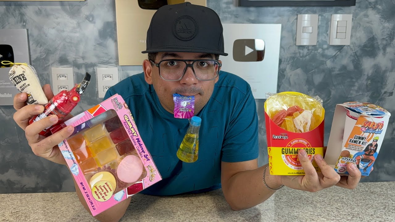 COMPREI AS BALAS MAIS DIFERENTES E ESTRANHAS DOS ESTADOS UNIDOS! (impossível comer?)