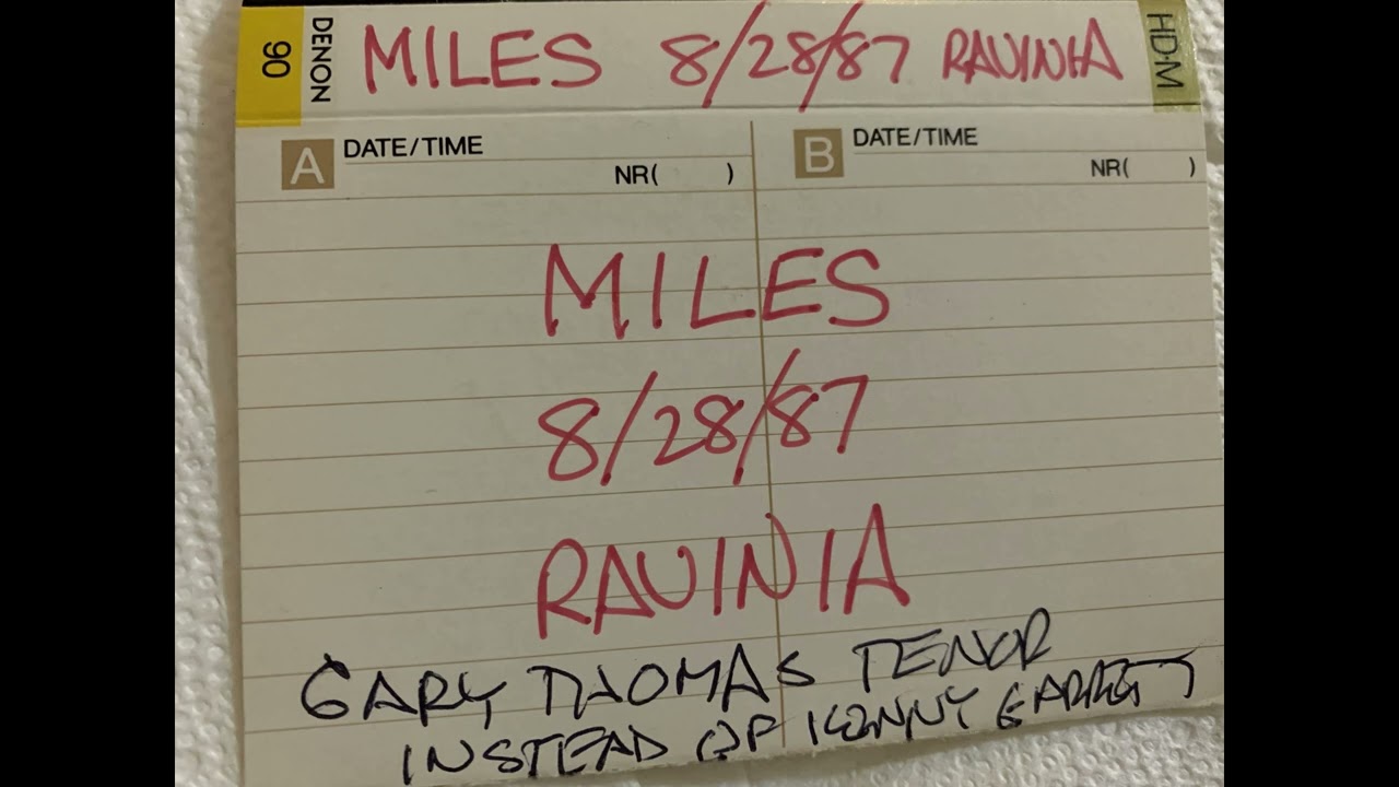 MILES DAVIS RAVINIA CHICAGO 8/28/87