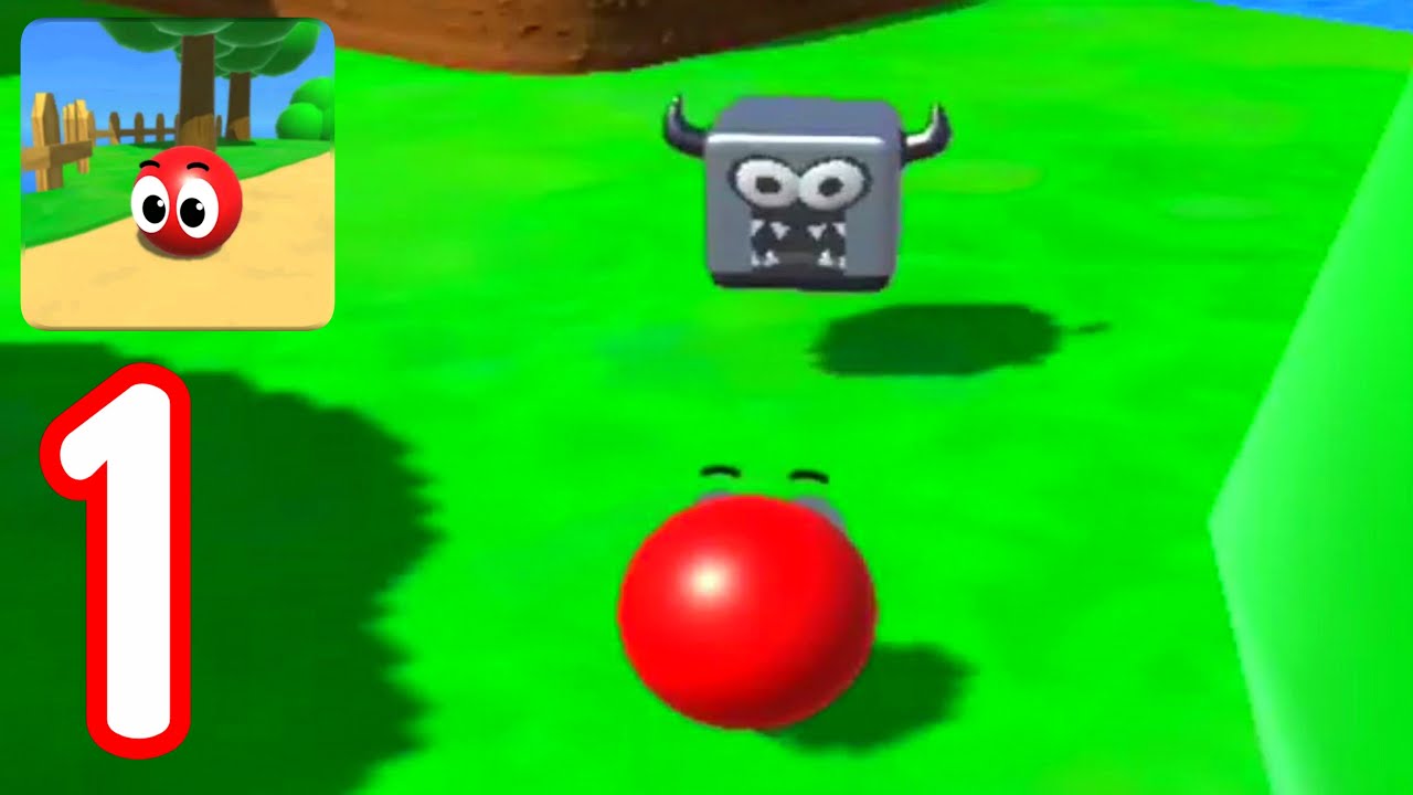 Red Ball 3D World-(Gameplay 1)-Niveles Del 1 Al 10