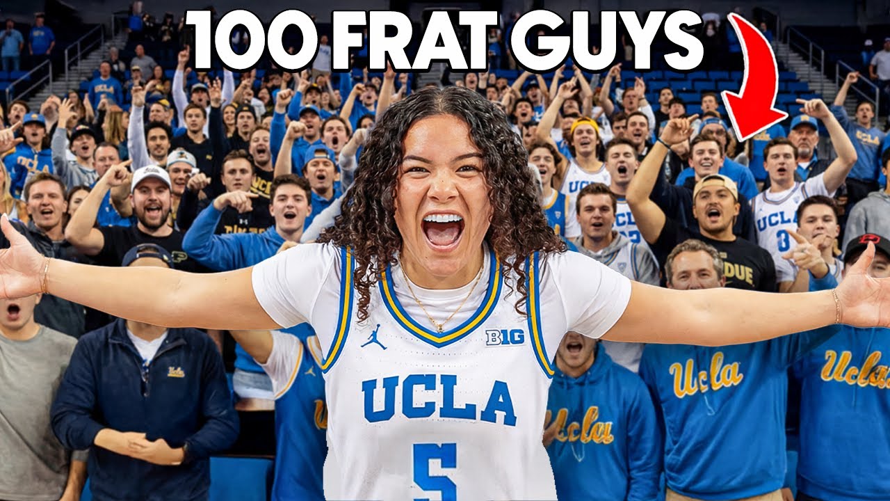 I Recruited 100 Frat Guys to my Basketball Game!