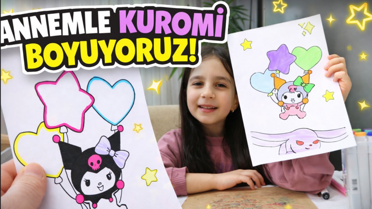 Annemle Kuromi Boyama Challenge! Kazanan Kim 😱
