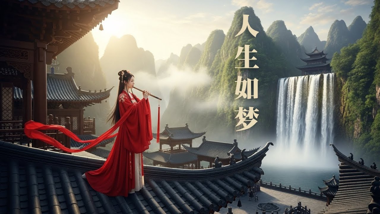 A Flute Girl Most Beautiful Chinese Flute Music, Stress Relief Music, Sleep Music
