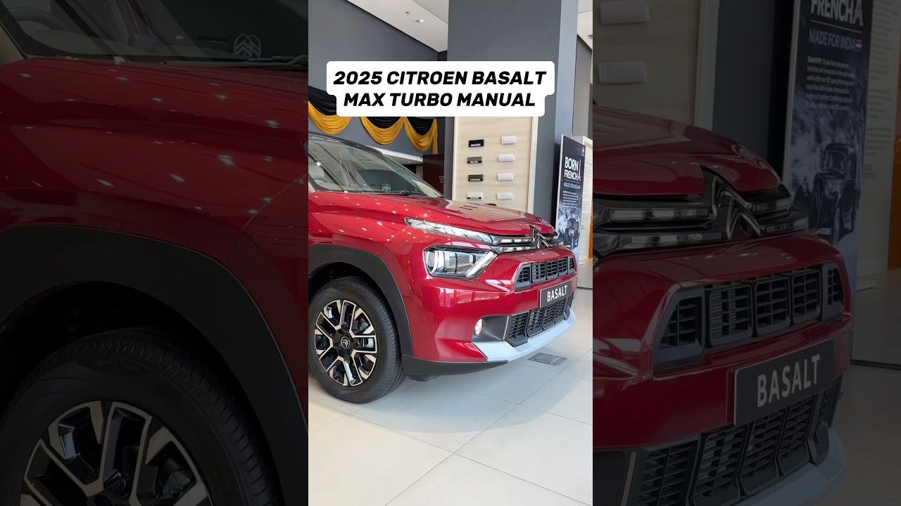 2025 Citroen Basalt Max Turbo Manual Review 