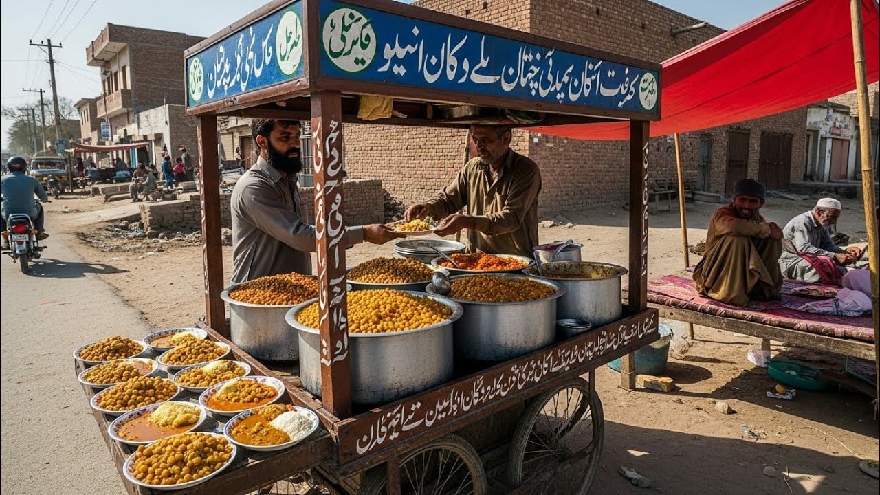 ROADSIDE PURE DESI CHEAP BREAKFAST 😍 PAKISTANI LOCAL STREET FOOD NASHTA | STREET FOOD PAKISTAN