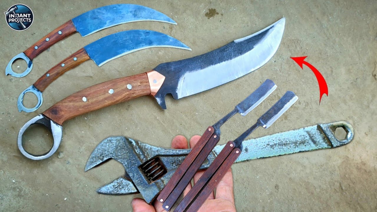 Top 3 Amazing Blacksmithing Videos! Making Knives and Straight Razor