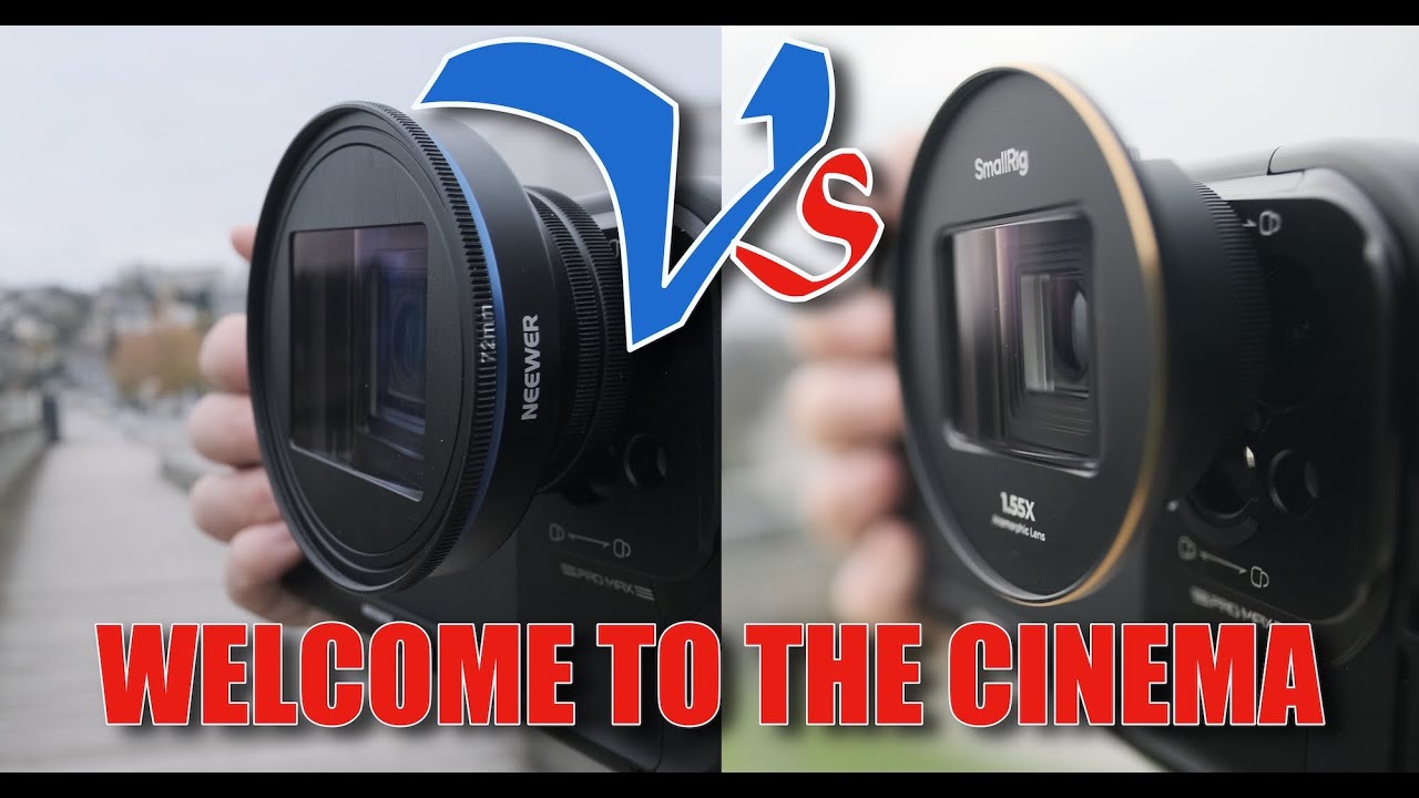 SMALLRIG VS NEEWER ANAMORPHIC 1.55x lens + Iphone 16 PRO MAX - Welcome to the cinema
