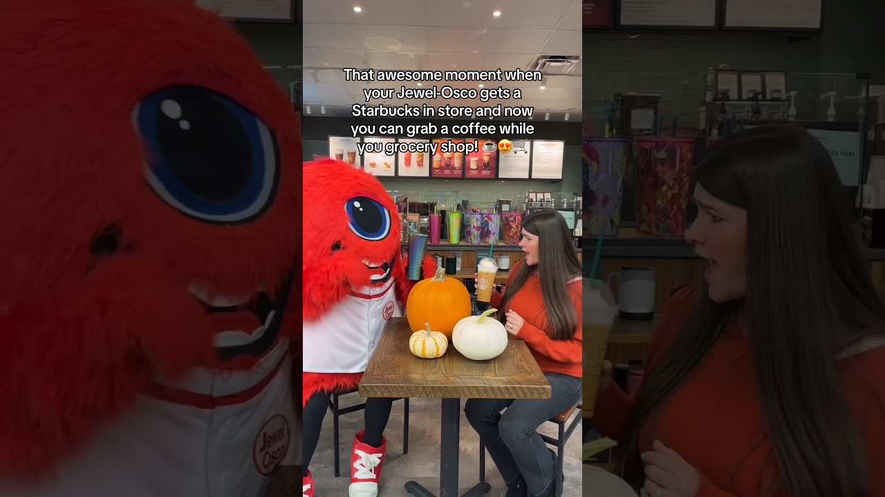 Jewel Osco has Starbucks! JoJo Jewel Osco&rsquo;s Mascot