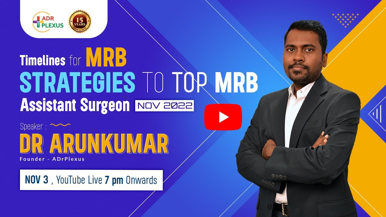 MRB Timelines & Strategies to TOP MRB 2022 - Assistant Surgeon