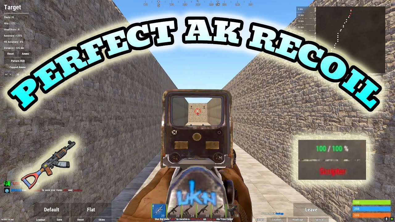КАК СДЕЛАТЬ ИДЕАЛЬНЫЙ АК-СПРЕЙ В RUST 2023