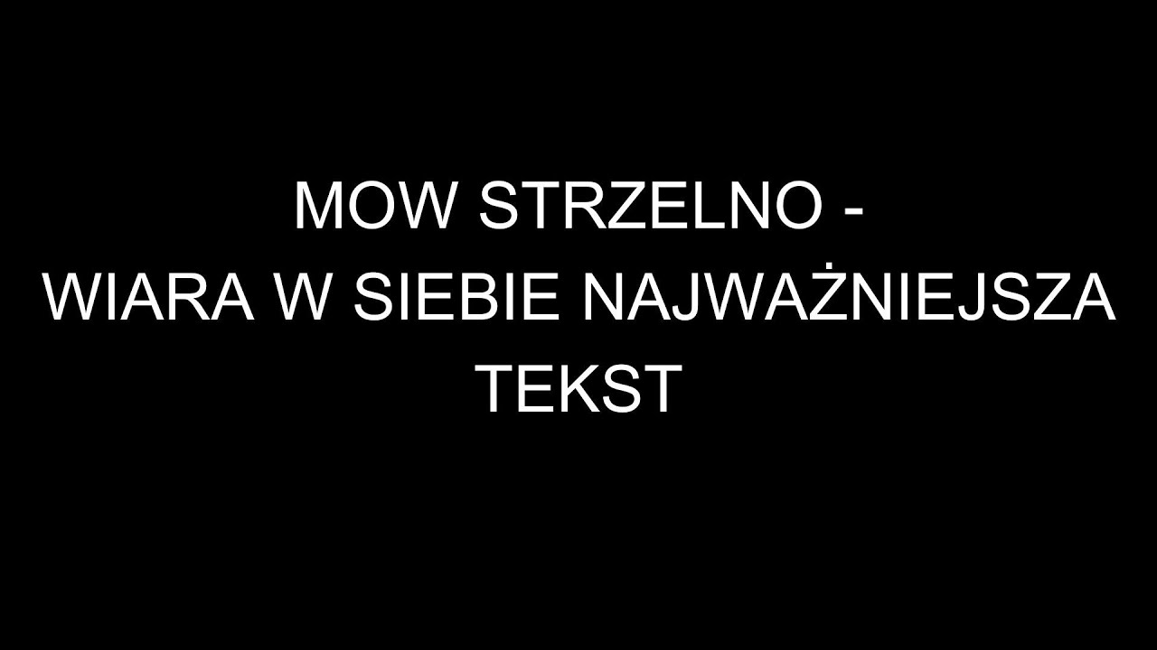 MOW Strzelno - Wiara w siebie najważniejsza (tekst)