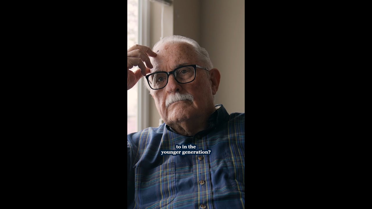 Senior Gives Life Advice