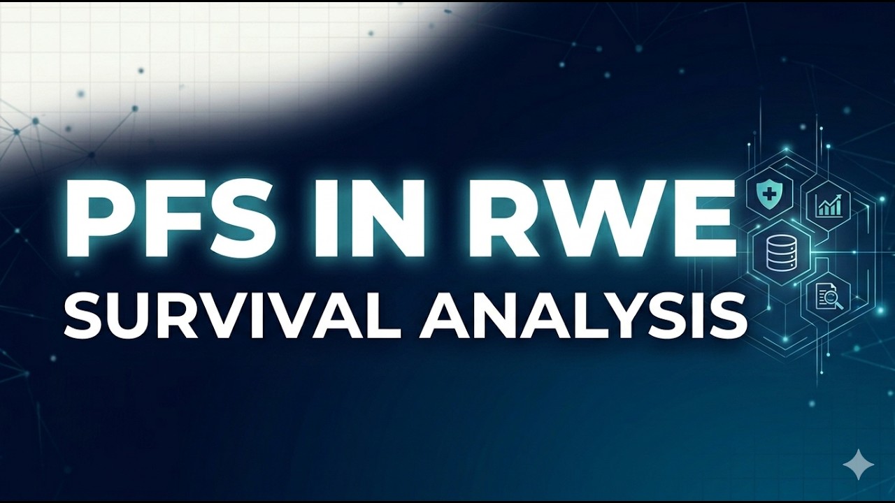 Survival Analysis-Progression Free Survival (PFS) - Real World Evidence. Visit: www.swananalytics.in
