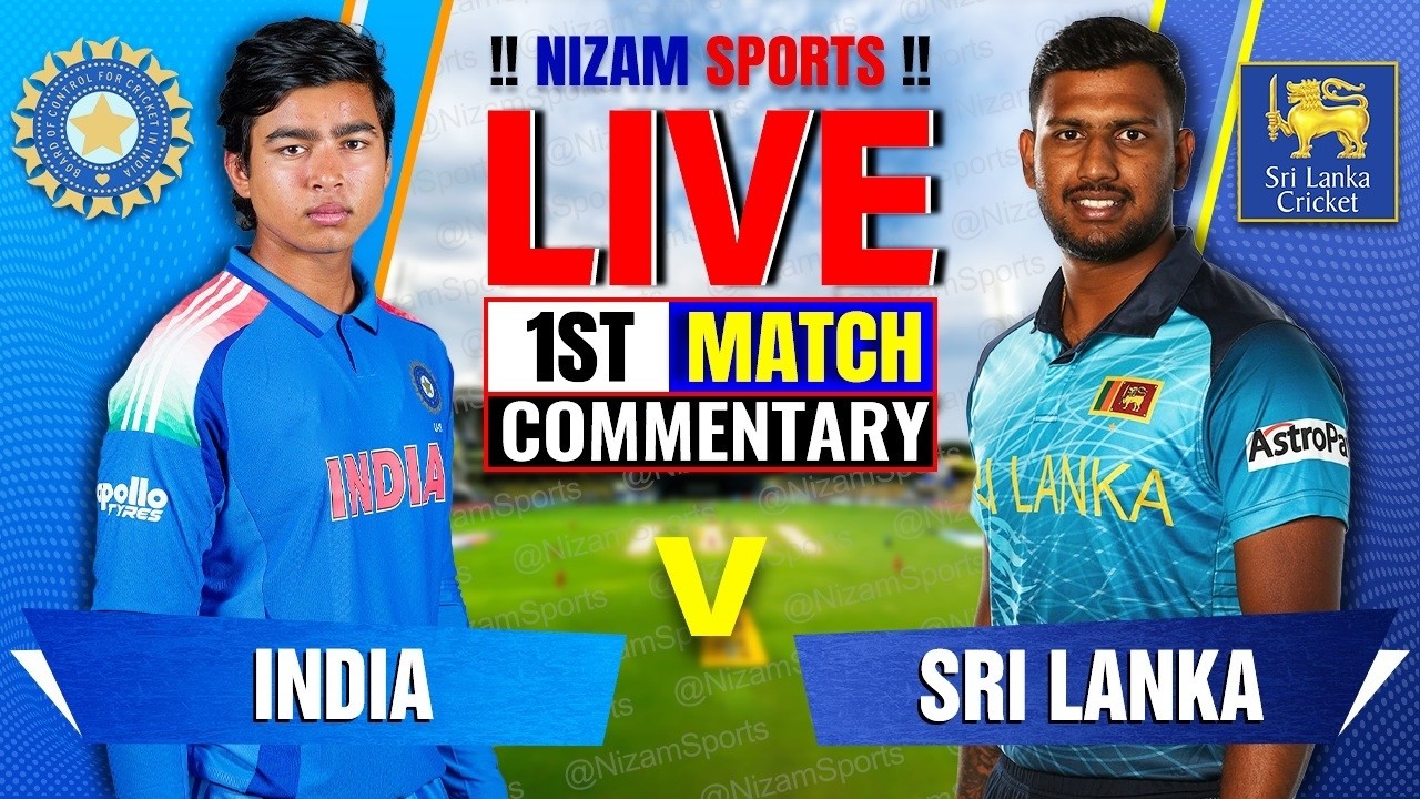 🔴Live: India vs Sri Lanka | 1st Match | Live Cricket Score & Commentary
