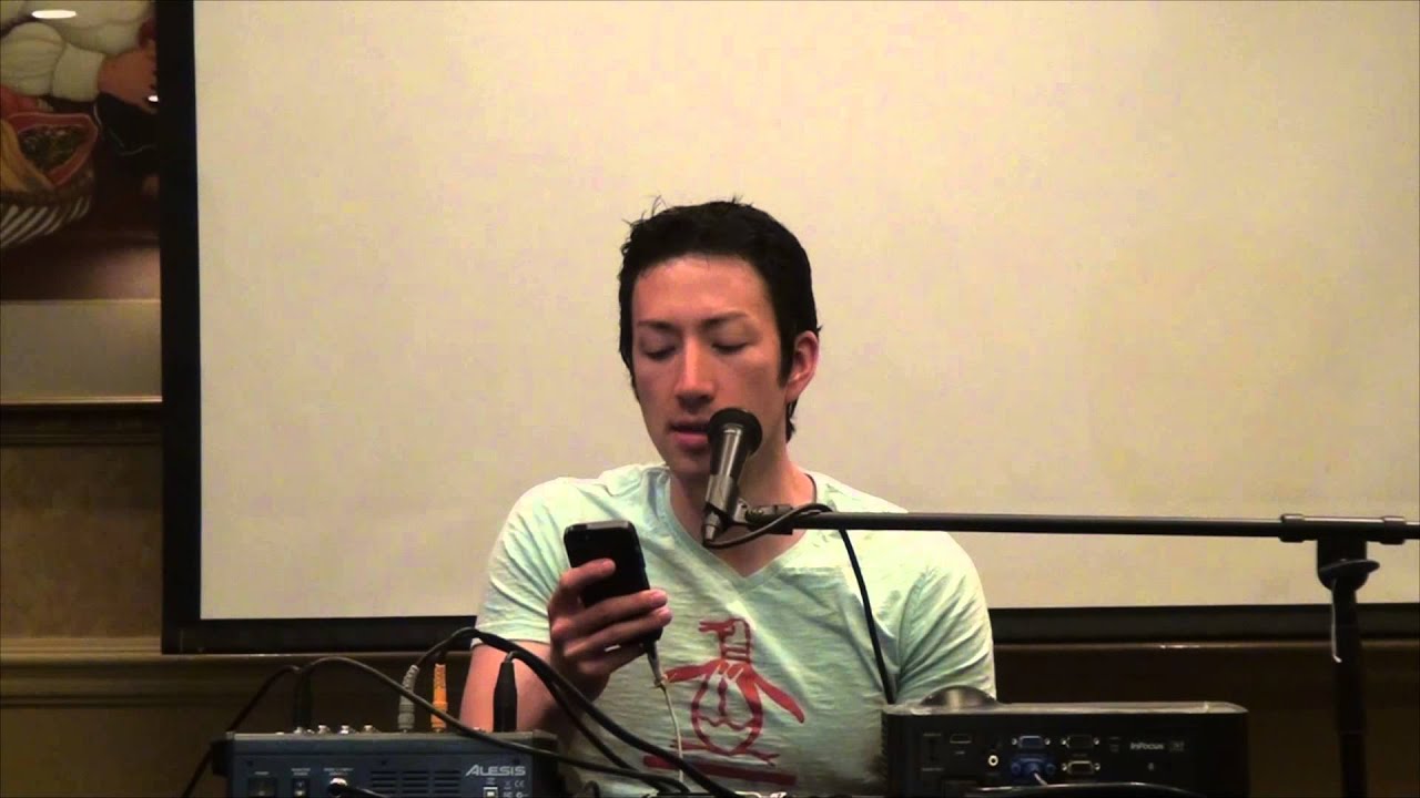 Todd Haberkorn and his phone