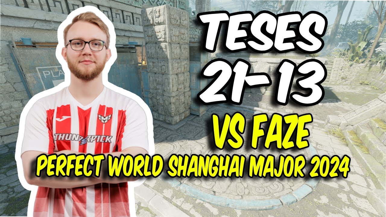 CS2 POV HEROIC TeSeS (21/13) vs FaZe (Ancient) @ Perfect World Shanghai Major 2024