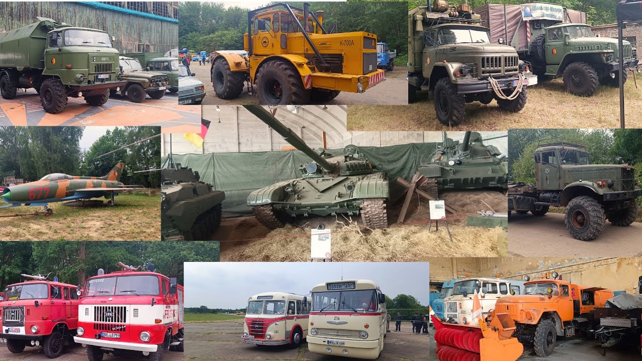 😎22. Ostblock-Fahrzeugtreffen im Technik Museum Pütnitz🌊🌞Panzer, Fahrt mit dem Ural,W 50,Zil,Robur🚜🚛