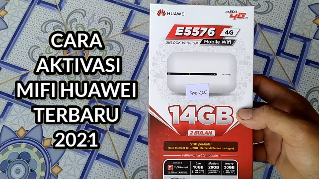 CARA AKTIVASI MIFI HUAWEI E5576 2021||@KreatifMasDaychannel