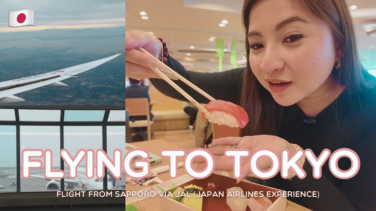GOODBYE SAPPORO! LET'S FLY TO TOKYO VIA JAPAN AIRLINES ❄️  | JOYCE YABUT - BARTOLOME
